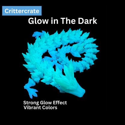 Glow In the Dark Mystery Color Crystal Dragon