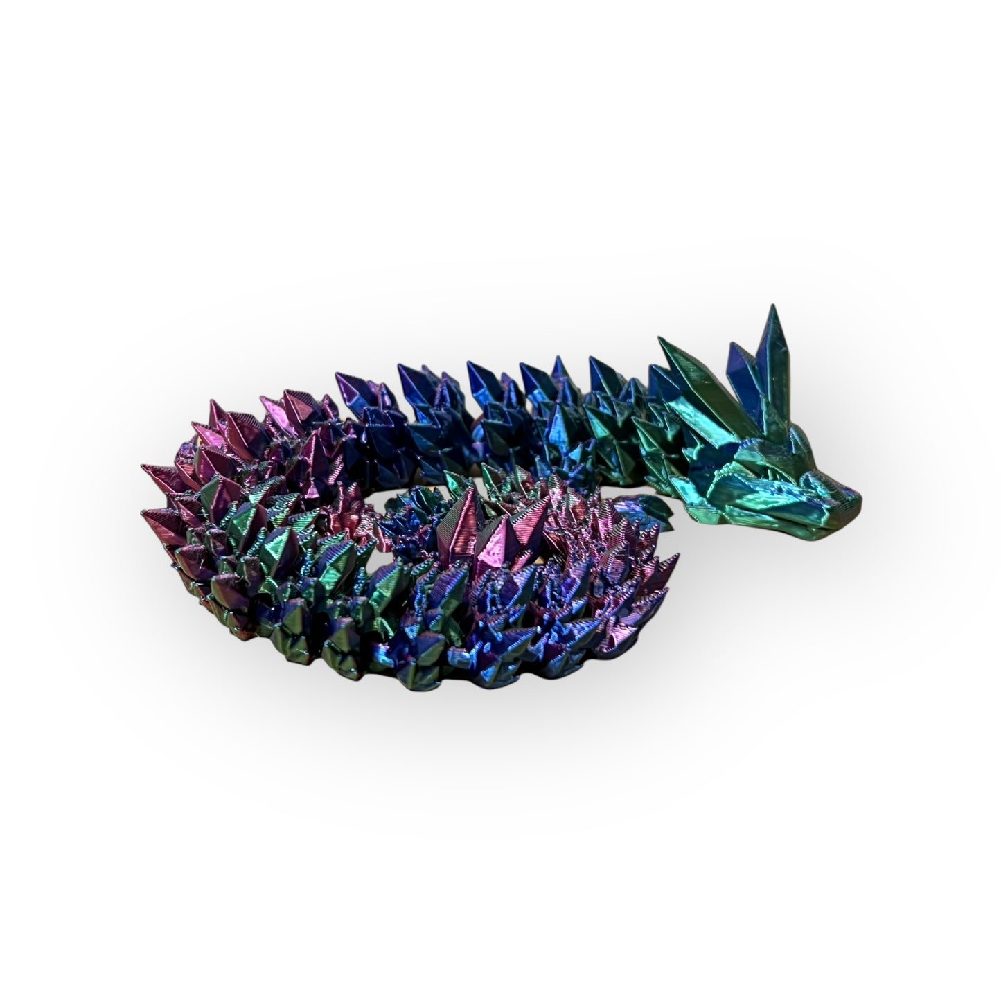 Rainbow Titanium Crystal Dragon